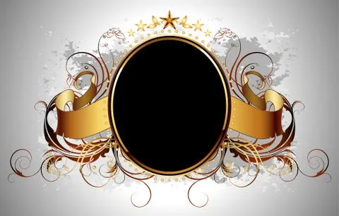 Ornamental shield Stock Illustration