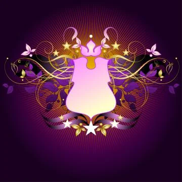 Ornamental shield Stock-Illustration