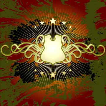 Ornamental shield Ilustração Stock