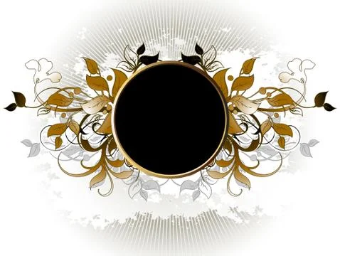 Ornamental shield Stock Illustration