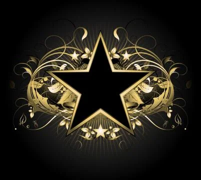 Ornamental shield Stock Illustration