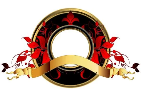 Ornamental shield Illustrazione stock