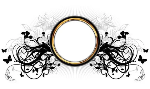 Ornamental shield Illustrazione stock