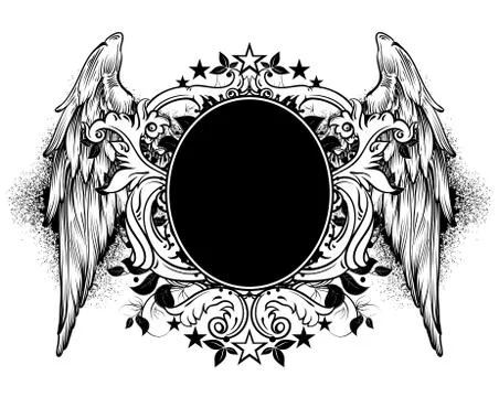 Ornamental shield Stock-Illustration