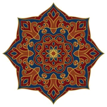 Ornamental vector mandala. Stock Illustration