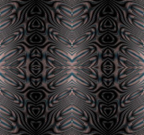 Ornamental wave striped abstract vector texture of lines in grey colors. Stock Illustration