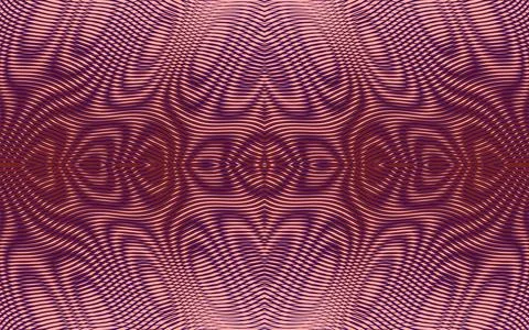 Ornamentation optical illusion pattern in trendy colors 2022. Stock Illustration