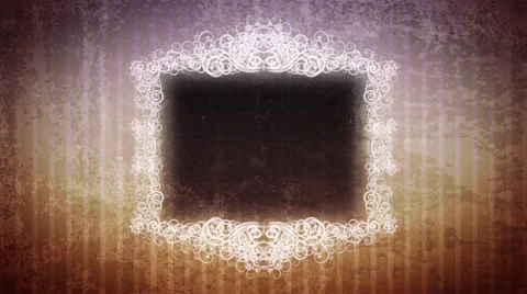 Ornamented frame Stock Footage 48799066