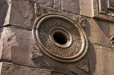 Ornamented window Foto stock