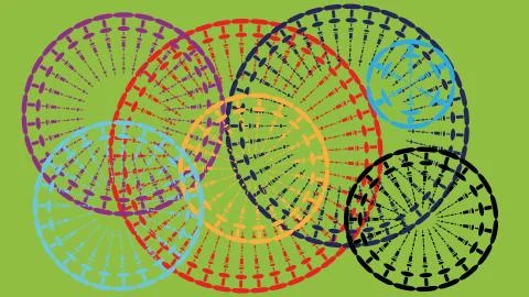 Ornaments background Stock Illustration