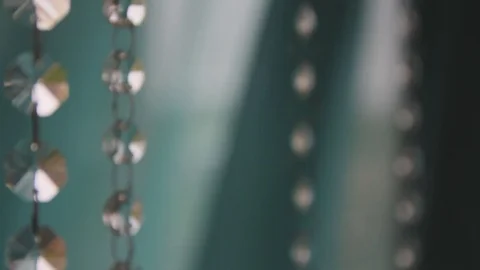 Ornaments, curtains, wind Stock Footage 87643989