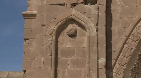 Ornaments of Old Stones Stock Footage 46095334