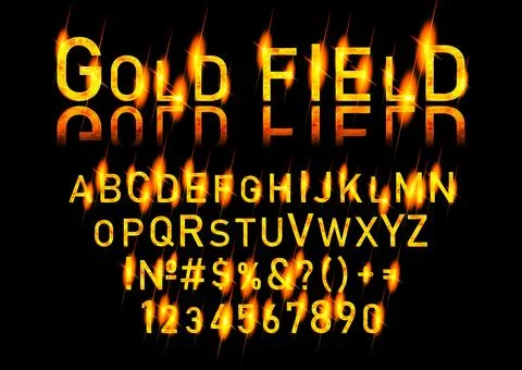 An ornate and elegant vector alphabet. Stock Illustration