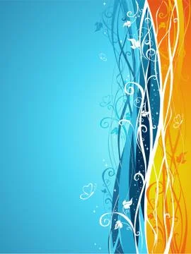 Ornate background. Stock Illustration