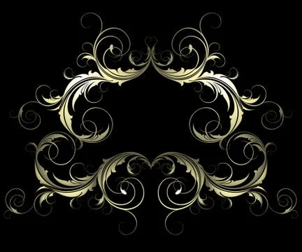 Ornate banner Stock-Illustration