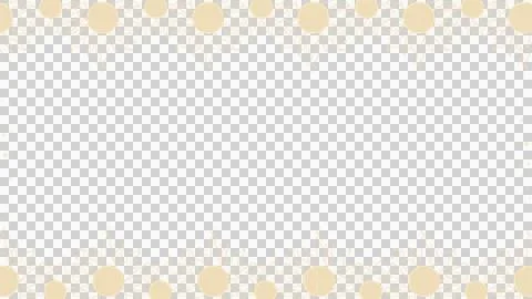 Ornate border is featuring flat style with stylized sun and star motifs on Stock Illustration