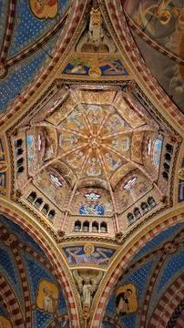 Ornate Ceiling of Our Lady Help of Christians Parish, Buenos Aires  May 1, 20 Stock Photos