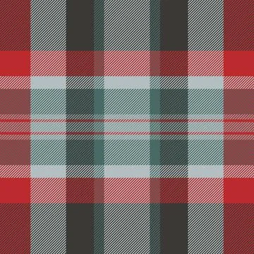 Ornate check fabric pattern, effect texture tartan textile. Nyc vector back.. Stock Illustration