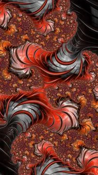 Ornate colourful 3D background 스톡 일러스트
