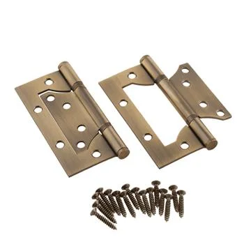 Ornate door hinges 스톡 사진