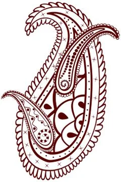 Ornate flower. Stock Illustration