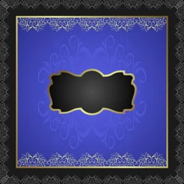 Ornate frame Illustrazione stock