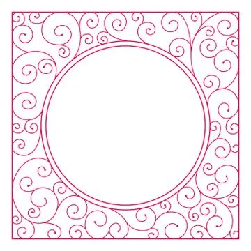Ornate frame Stock-Illustration