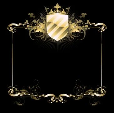 Ornate frame Stock Illustration