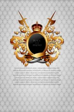 Ornate frame Stock Illustration