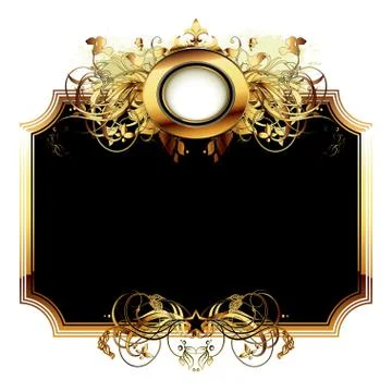 Ornate frame Stock Illustration