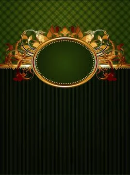 Ornate frame Illustrazione stock