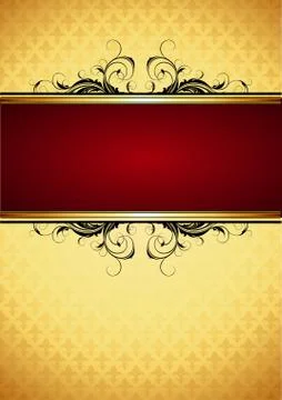 Ornate frame Illustrazione stock