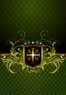 Ornate frame Stock Illustration