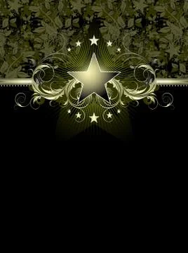 Ornate frame Illustrazione stock