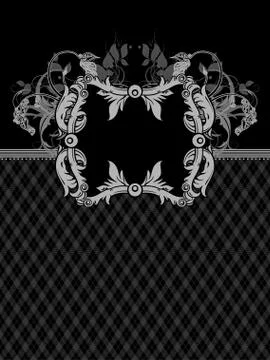 Ornate frame Stock Illustration