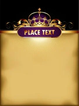 Ornate frame Stock Illustration