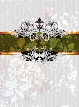 Ornate frame Illustrazione stock