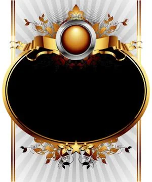Ornate frame Illustrazione stock