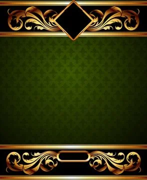 Ornate frame Stock Illustration