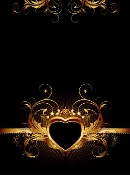 Ornate frame Stock Illustration