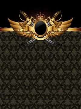 Ornate frame Stock Illustration