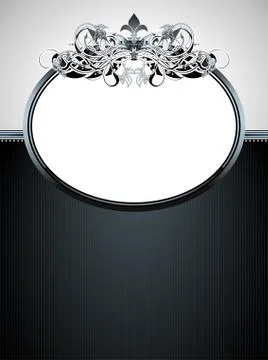 Ornate frame Stock Illustration