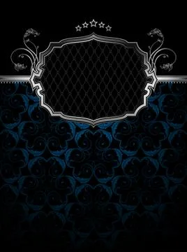 Ornate frame Stock Illustration