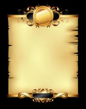 Ornate frame Illustrazione stock