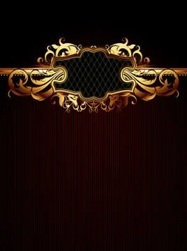Ornate frame Stock Illustration