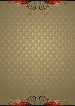 Ornate frame Stock Illustration