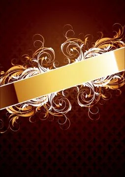 Ornate frame Illustrazione stock