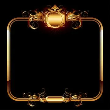 Ornate frame Stock Illustration