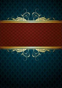 Ornate frame Illustrazione stock