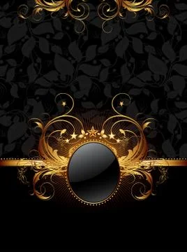 Ornate frame Illustrazione stock